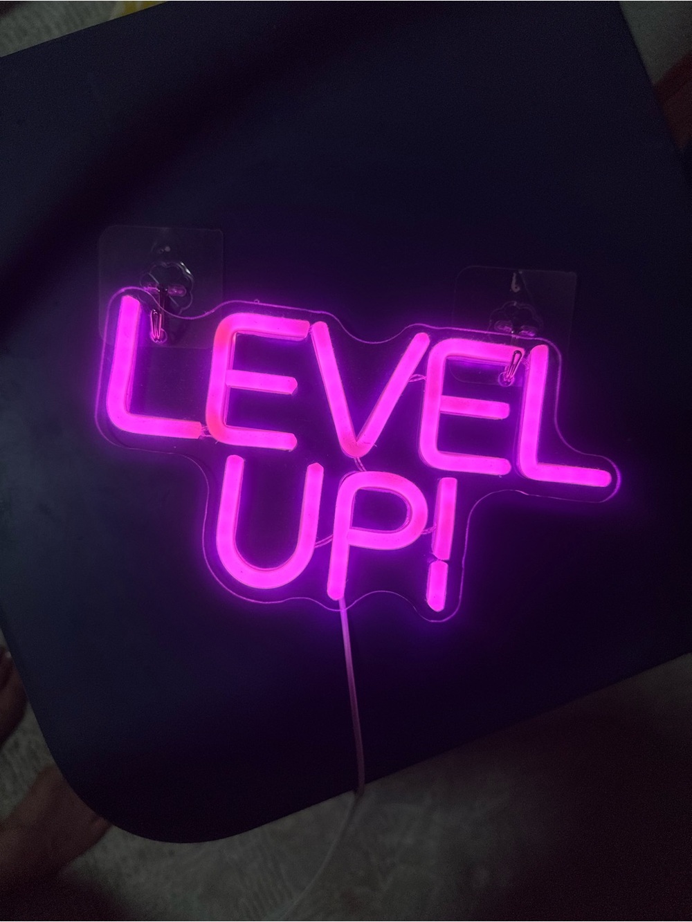 LEVEL UP Neon Sign - Pink